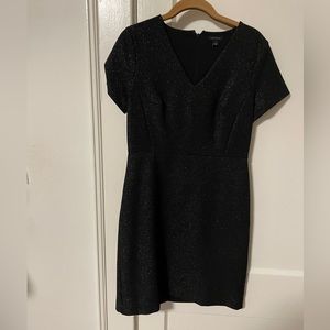 Ann Taylor black sparkle dress.